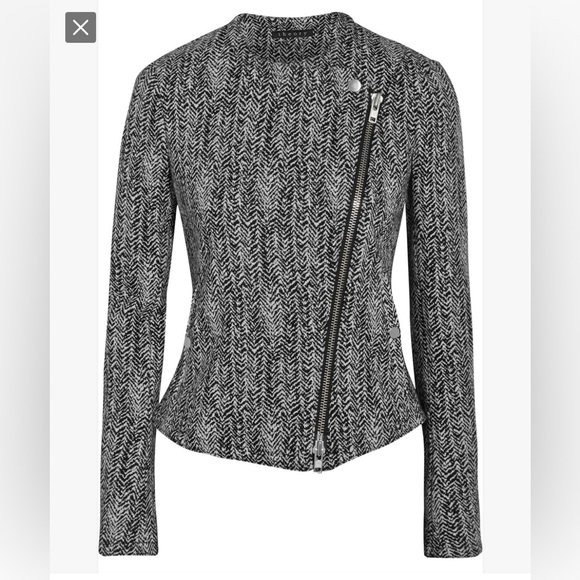 Theory Joean Parcel Houndstooth Blazer Jacket Sz 4 - Picture 4 of 13